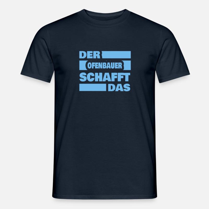 Arbeit Ofenbauer - Männer T-Shirt - Navy