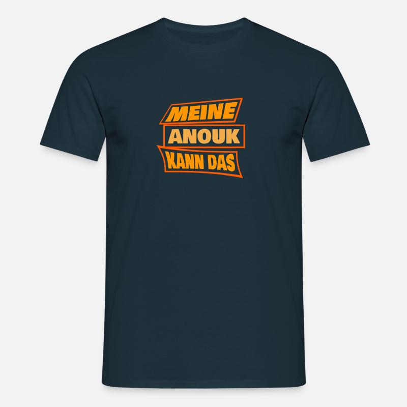 Anouk als Anouk - Männer T-Shirt - Navy