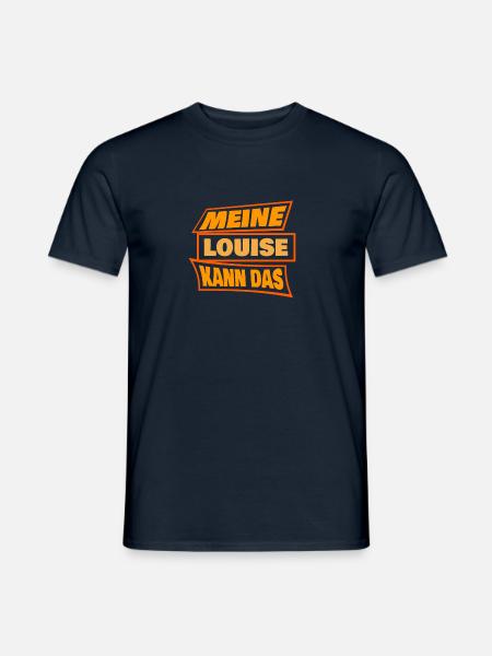 Louise Louise - Mænd T-shirt - marineblå