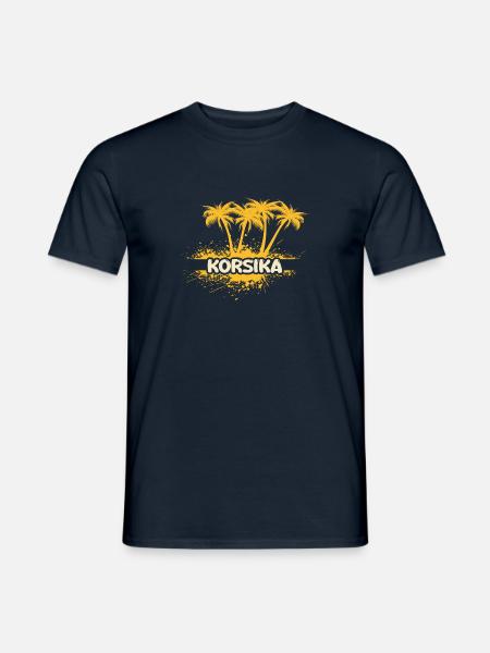 Korsika - Männer T-Shirt - Navy