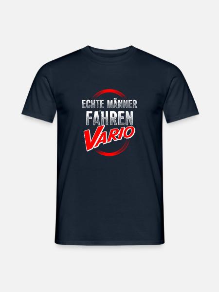 Männer fahren Vario - Männer T-Shirt - Navy