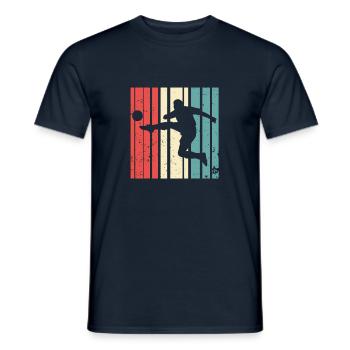 Fußball - Männer T-Shirt - Navy - Vorne - AI Model Male 178 light (178cm)