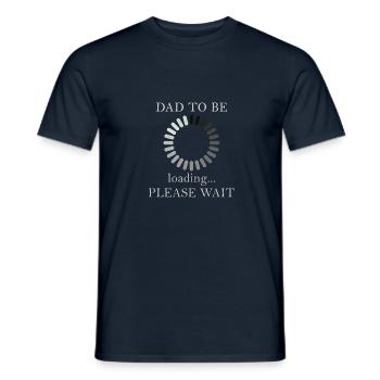 Dad-to-Be Laden ... - Männer T-Shirt - Navy - Vorne - AI Model Male 178 light (178cm)