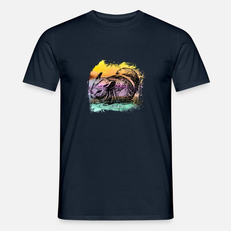 Eichhörnchen eichhörnchen squirrel T Shirt - Männer T-Shirt - Navy