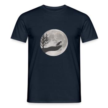 Dessin de perroquet - T-shirt homme - marine - Devant - AI Model Male 178 light (178cm)