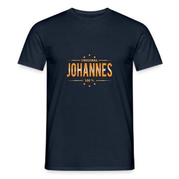 John - Men's T-Shirt - navy - Front - AI Model Male 178 light (178cm)
