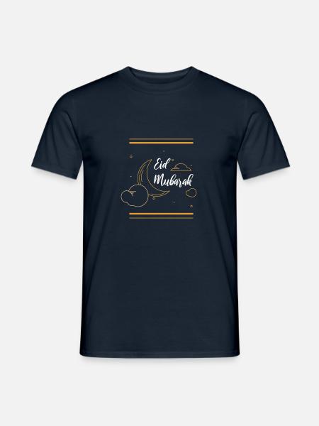 Eid Mubarak Islam Ramadan Geschenk - Männer T-Shirt - Navy