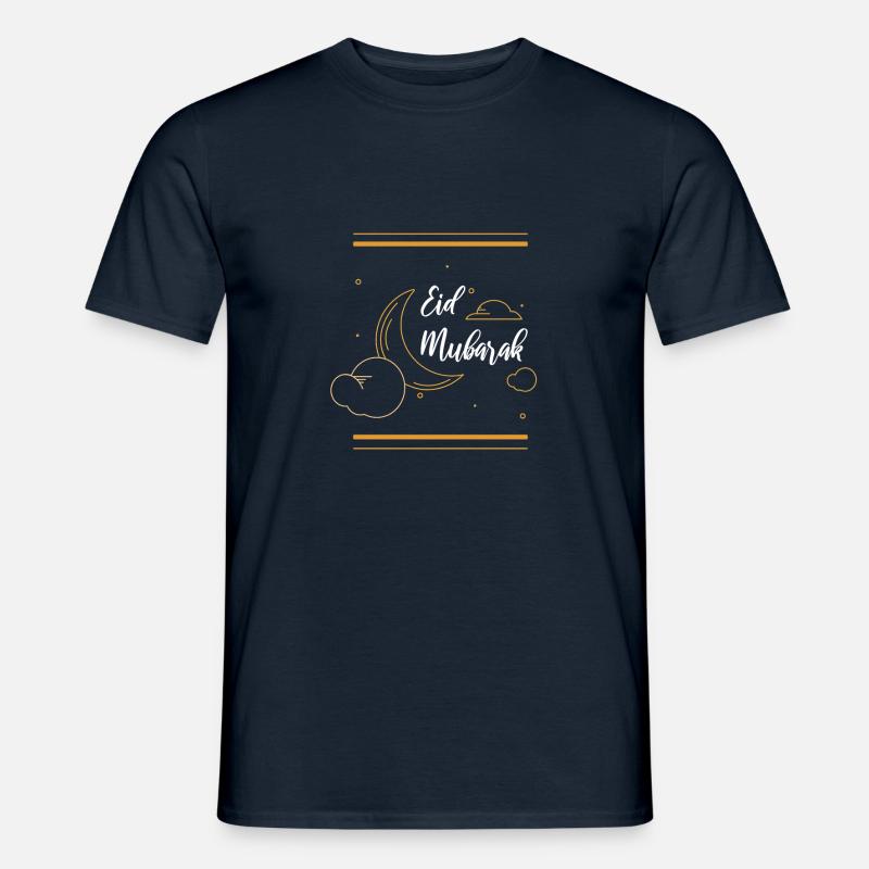 Eid Mubarak Islam Ramadan Geschenk - Männer T-Shirt - Navy