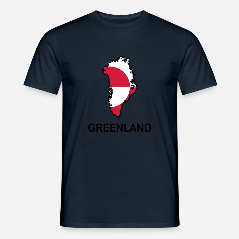 Grönland - Männer T-Shirt - Navy
