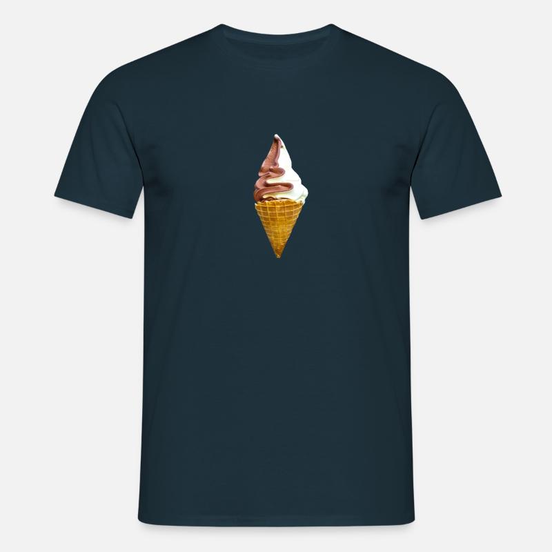 Softeis - Männer T-Shirt - Navy