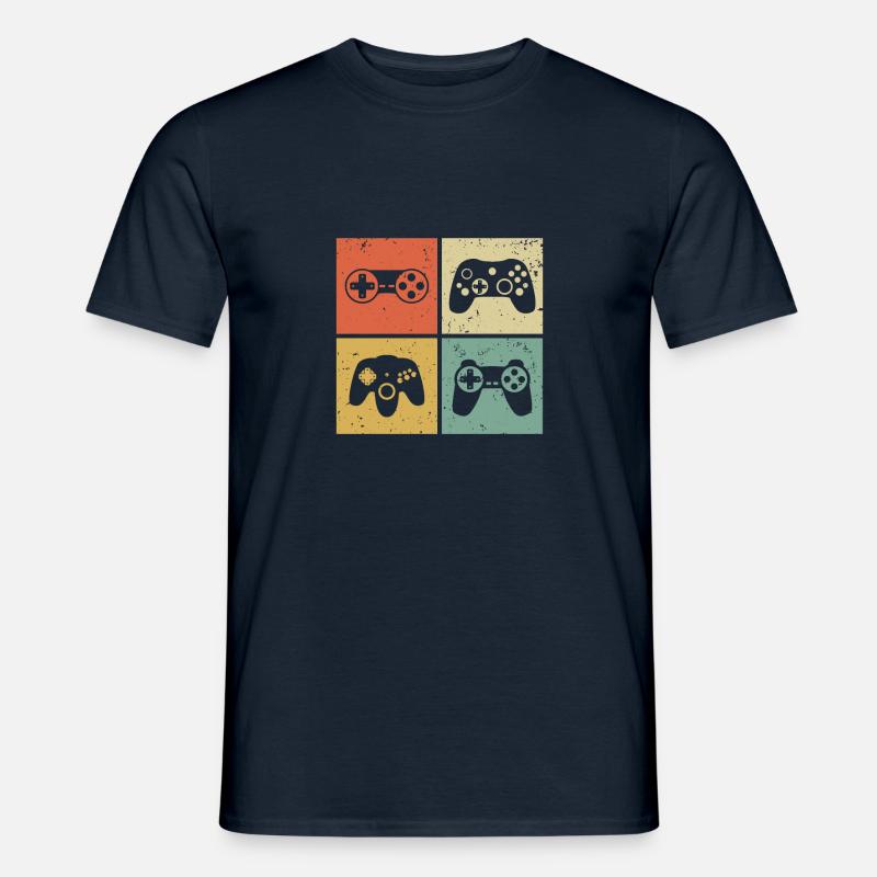 Gaming Controller Evolution Zocker Gamer Evolution - Männer T-Shirt - Navy