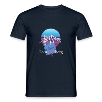 Fohrradlberg ist Vorarlberg - Männer T-Shirt - Navy - Vorne - AI Model Male 178 light (178cm)