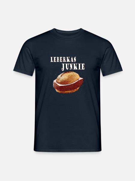 Leberkas Junkie Leberkäse aus Bayern - Männer T-Shirt - Navy