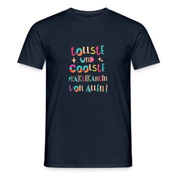 Tollste und Coolste Praktikantin Geschenk - Männer T-Shirt - Navy - Vorne - AI Model Male 178 light (178cm)