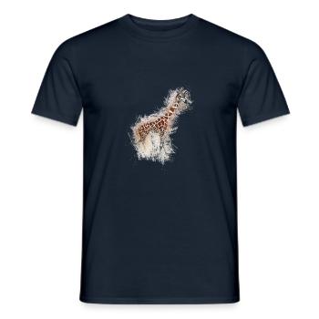 Girafe - T-shirt homme - marine - Devant - AI Model Male 178 light (178cm)