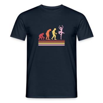 Ballet Dance Dancing - Men's T-Shirt - navy - Front - AI Model Male 178 light (178cm)