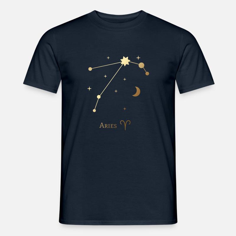 Aries/Widder - Männer T-Shirt - Navy