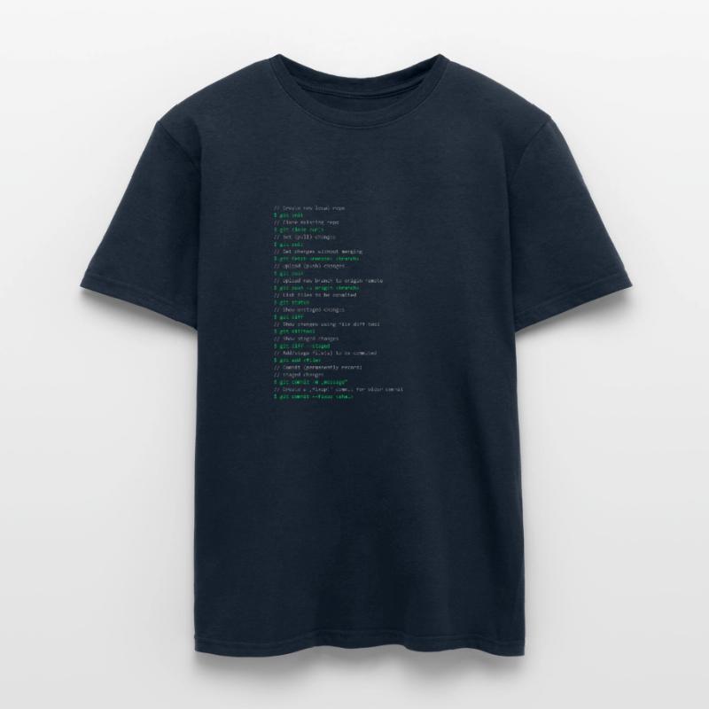 Commandes Git T-shirt homme