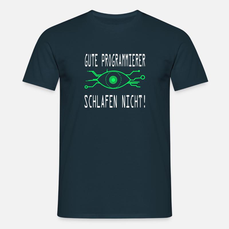 Computerarbeit Programmierung Coding - Männer T-Shirt - Navy