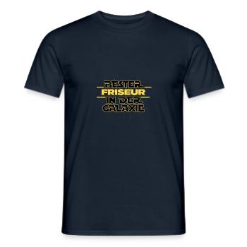 Bester Friseur in der Galaxie friseurin - Männer T-Shirt - Navy - Vorne - AI Model Male 178 light (178cm)