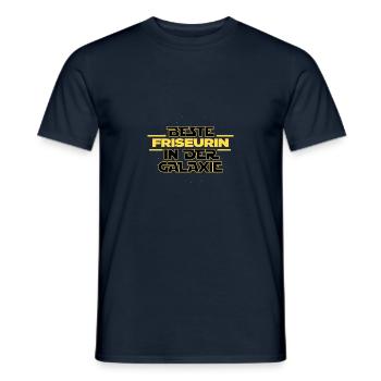Beste Friseurin in der Galaxie haarschnitt - Männer T-Shirt - Navy - Vorne - AI Model Male 178 light (178cm)