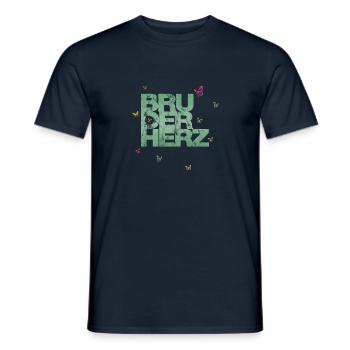 Bruderherz Bester Bruder der Welt Geschenkidee - Männer T-Shirt - Navy - Vorne - AI Model Male 178 light (178cm)