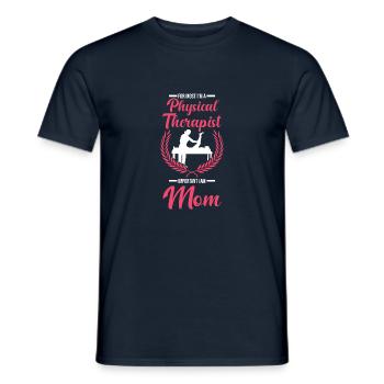 Physiotherapeutin Mama Physiotherapie Physio - Männer T-Shirt - Navy - Vorne - AI Model Male 178 light (178cm)