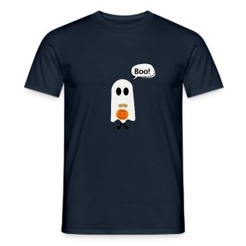 Kleiner Geist - Männer T-Shirt - Navy - Vorne - AI Model Male 178 light (178cm)