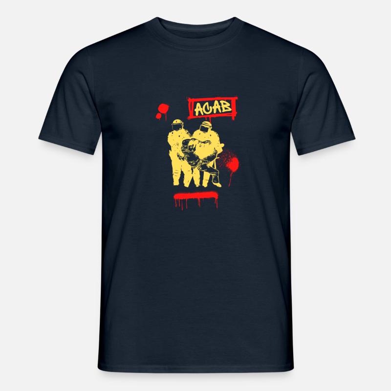 Start a Riot! - Männer T-Shirt - Navy