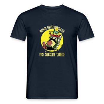 Saint Guacamole! C’est l’heure de la sieste ! - T-shirt homme - marine - Devant - AI Model Male 178 light (178cm)