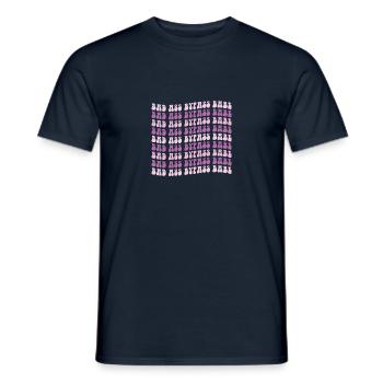 Bad Ass Bypass Babe Gastric Bypass Gewichtsverlust - Männer T-Shirt - Navy - Vorne - AI Model Male 178 light (178cm)