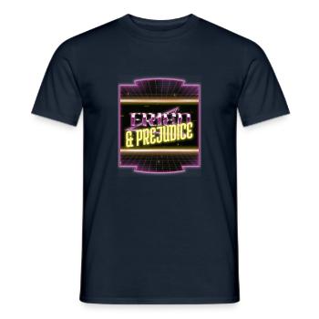 Meilleure typographie féminine Green Bday Cool - T-shirt homme - marine - Devant - AI Model Male 178 light (178cm)