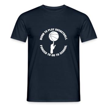 Club de basket-ball Amateurs de basket-ball Joueurs de basket-ball - T-shirt homme - marine - Devant - AI Model Male 178 light (178cm)