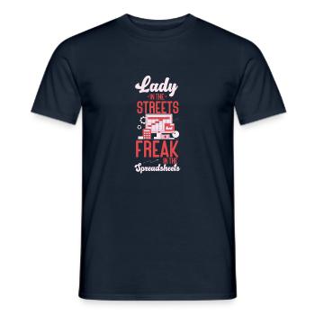 Comptable Comptable Comptable - T-shirt homme - marine - Devant - AI Model Male 178 light (178cm)