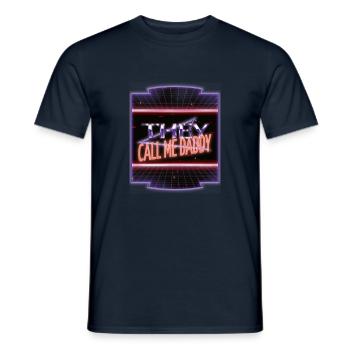 blague enfants humour meilleure déclaration blagues geek - T-shirt homme - marine - Devant - AI Model Male 178 light (178cm)
