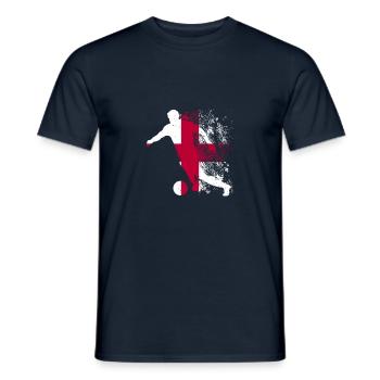 Équipe nationale Angleterre - T-shirt homme - marine - Devant - AI Model Male 178 light (178cm)