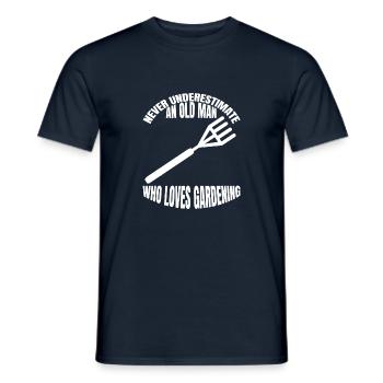 Gardener Orchard Garden Gift Hobby Gardener - Men's T-Shirt - navy - Front - AI Model Male 178 light (178cm)