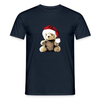 Teddy Bear Teddy Bear Cartoon Teddy bear Christmas - Men's T-Shirt - navy - Front - AI Model Male 178 light (178cm)