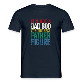 Lustiger Papa zum Vatertag - T-shirt homme - marine - Devant - AI Model Male 178 light (178cm)