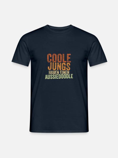 Aussiedoodle - Männer T-Shirt - Navy