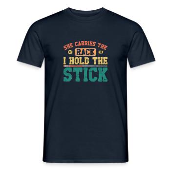 Billard Joueur de billard Jeu de mots - T-shirt homme - marine - Devant - AI Model Male 178 light (178cm)