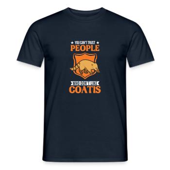 Coati Gift Coati Proboscis - Men's T-Shirt - navy - Front - AI Model Male 178 light (178cm)