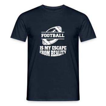 Football Player Football Coach Football Football americano - T-shirt uomo - navy - Fronte - AI Model Male 178 light (178cm)