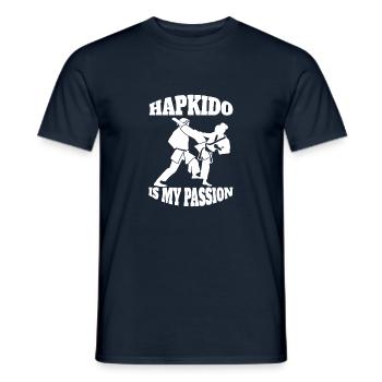 Hapkido Karate Martial Arts Judo Aikido Martial Arts - Men's T-Shirt - navy - Front - AI Model Male 178 light (178cm)