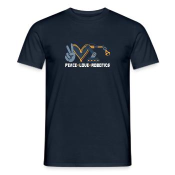 Ingénieur en robotique robotique femme - T-shirt homme - marine - Devant - AI Model Male 178 light (178cm)