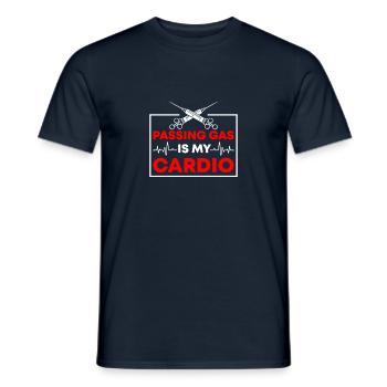 Anesthésiste Anesthésiologie - T-shirt homme - marine - Devant - AI Model Male 178 light (178cm)