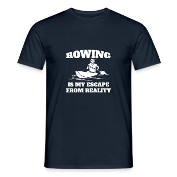 Rowing Rowing Team Rowing Rowing Club - Men's T-Shirt - navy - Front - AI Model Male 178 light (178cm)