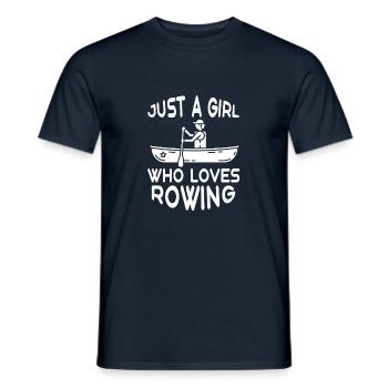 Rowing Rowing Club Rowing Team Rowing Sport - Men's T-Shirt - navy - Front - AI Model Male 178 light (178cm)