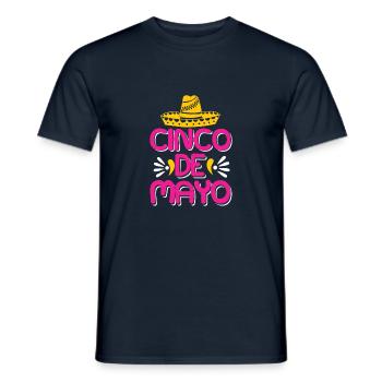 CINCO DE MAYO - Männer T-Shirt - Navy - Vorne - AI Model Male 178 light (178cm)