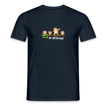 Be Different Lion Be You Autism Awareness Lion - Men's T-Shirt - navy - Front - AI Model Male 178 light (178cm)
